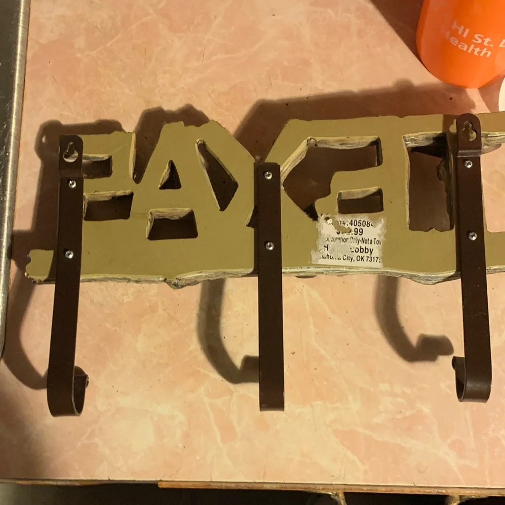 Texas-Themed Rustic Wall Hook with Horse and Hat Design